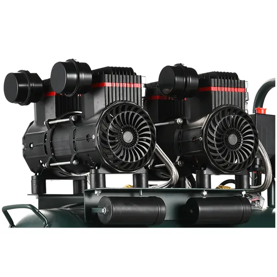 1500W Two Pole Oil Free Air Compressor Two Gauge with Solenoid Valve